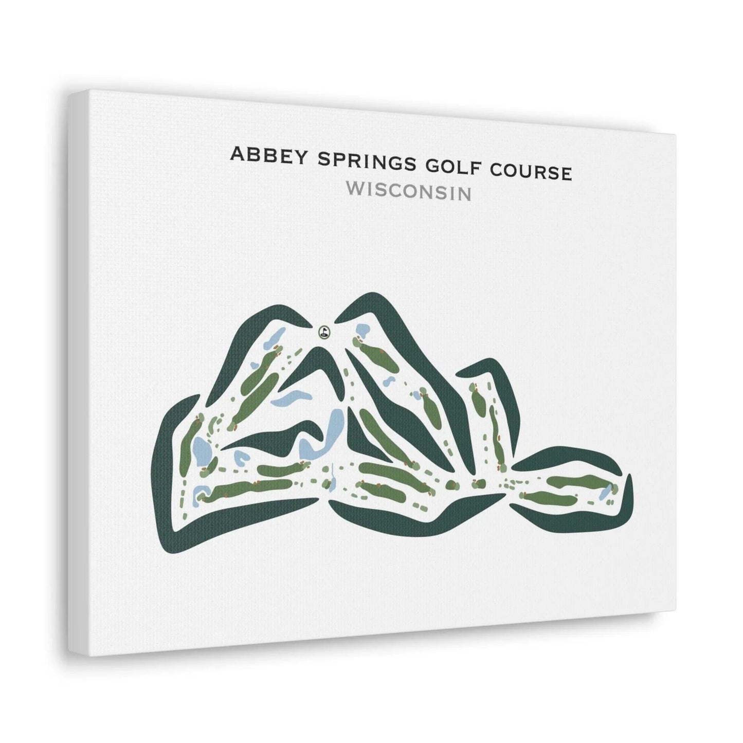Abbey Springs Golf Course, Wisconsin - Printed Golf Courses