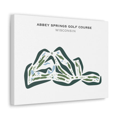 Abbey Springs Golf Course, Wisconsin - Printed Golf Courses