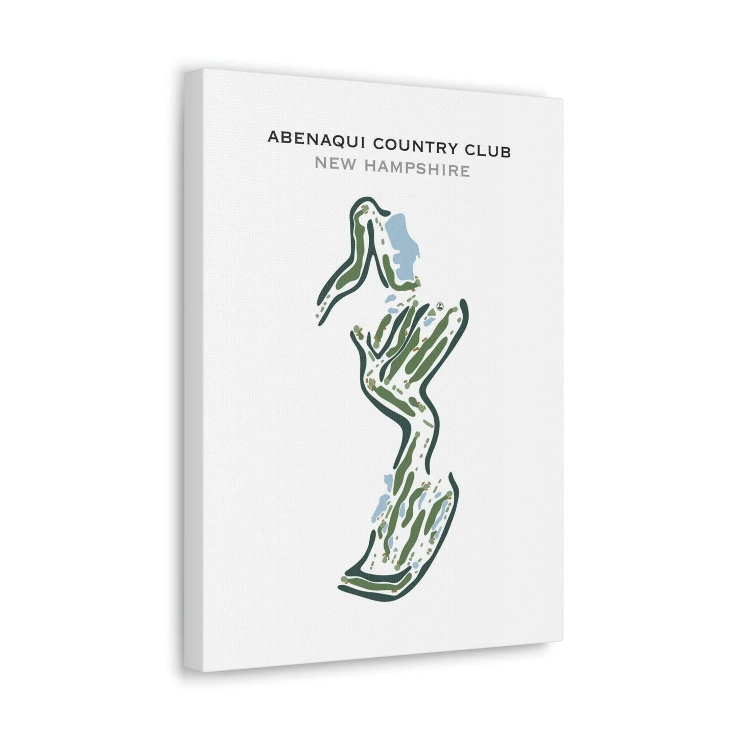 Abenaqui Country Club, New Hampshire - Printed Golf Course