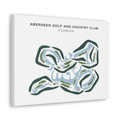 Aberdeen Golf & Country Club, Florida - Printed Golf Courses