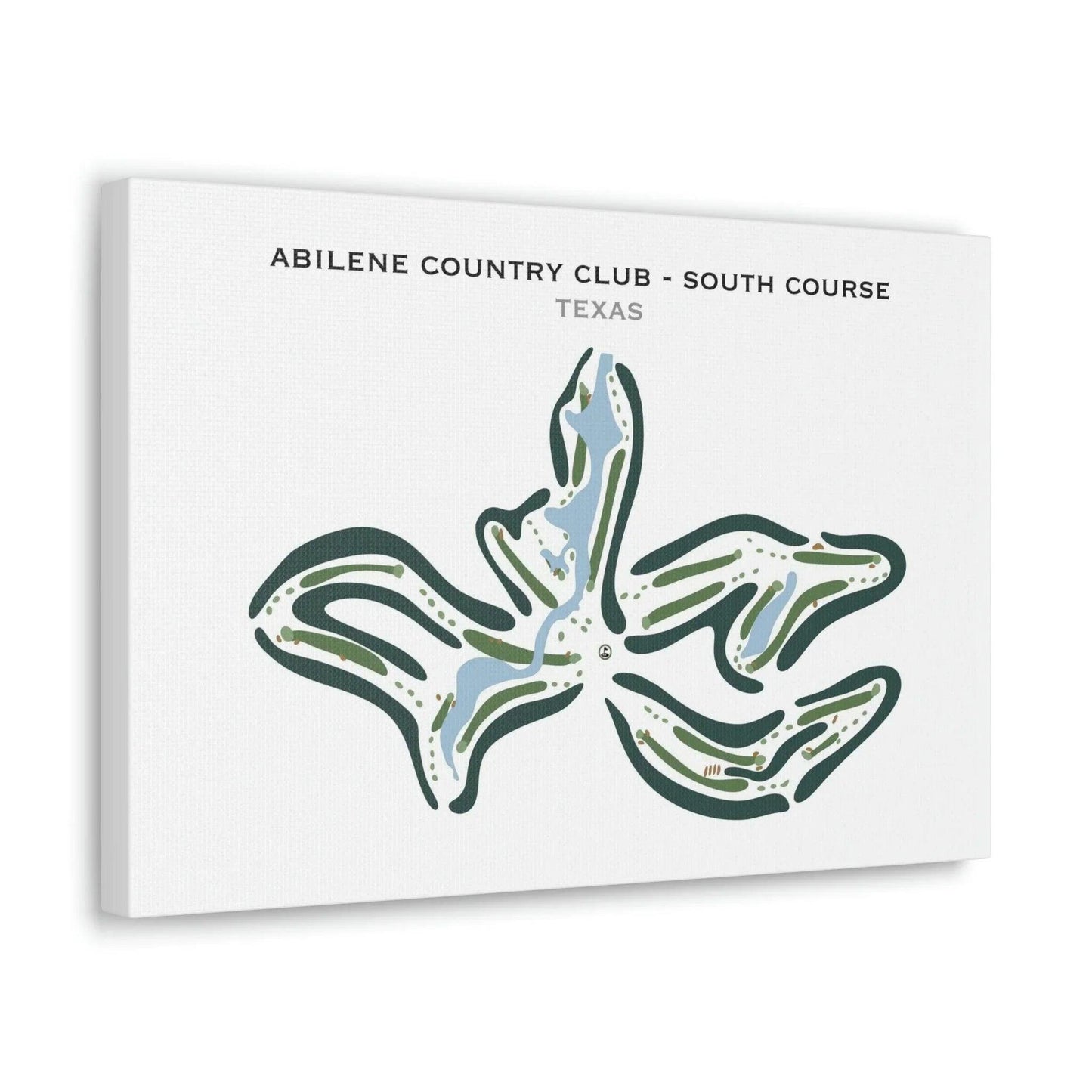 Abilene Country Club - South Course, Texas - Printed Golf Courses