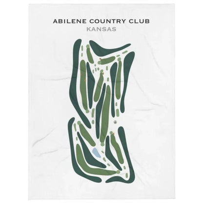 Abilene Country Club, Kansas - Printed Golf Course