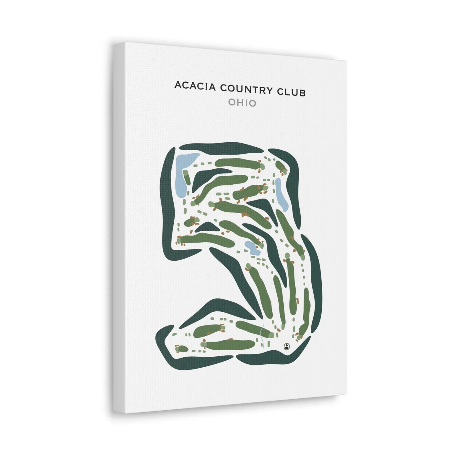Acacia Country Club, Ohio - Printed Golf Courses