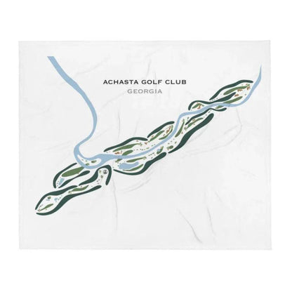 Achasta Golf Club, Georgia - Printed Golf Courses