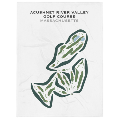 Acushnet River Valley Golf Course, Massachusetts - Printed Golf Courses