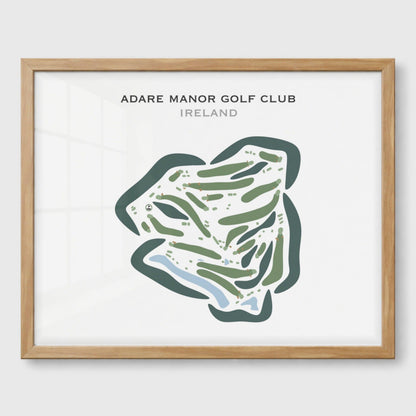 Adare Manor Golf Club, Ireland - Printed Golf Courses