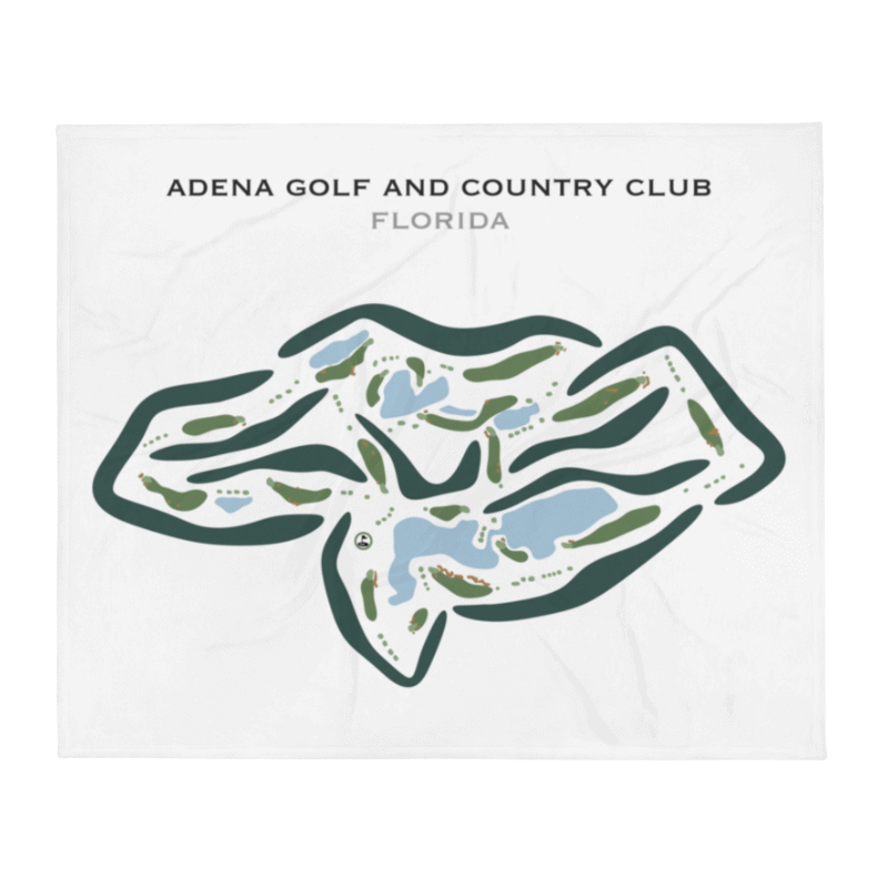 Adena Golf and Country Club, Florida - Printed Golf Courses