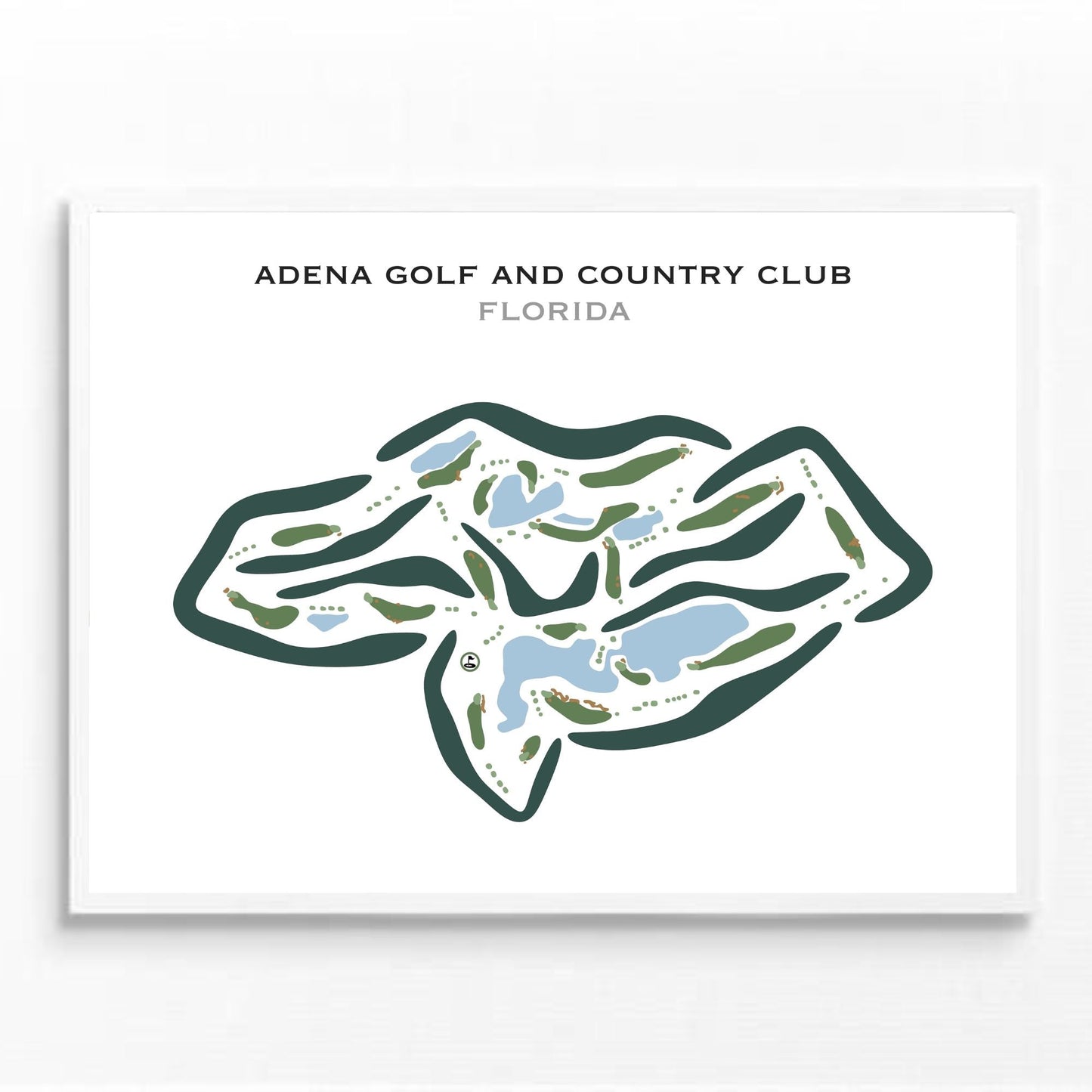Adena Golf and Country Club, Florida - Printed Golf Courses