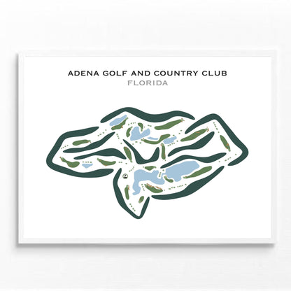 Adena Golf and Country Club, Florida - Printed Golf Courses