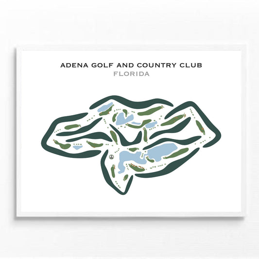 Adena Golf and Country Club, Florida - Printed Golf Courses
