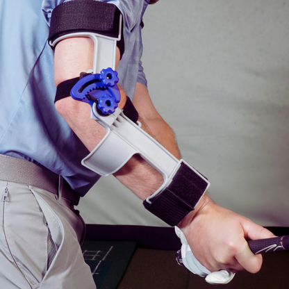 Right Angle V2 Golf Swing Elbow Brace – Backswing Trainer for Trail Arm Position