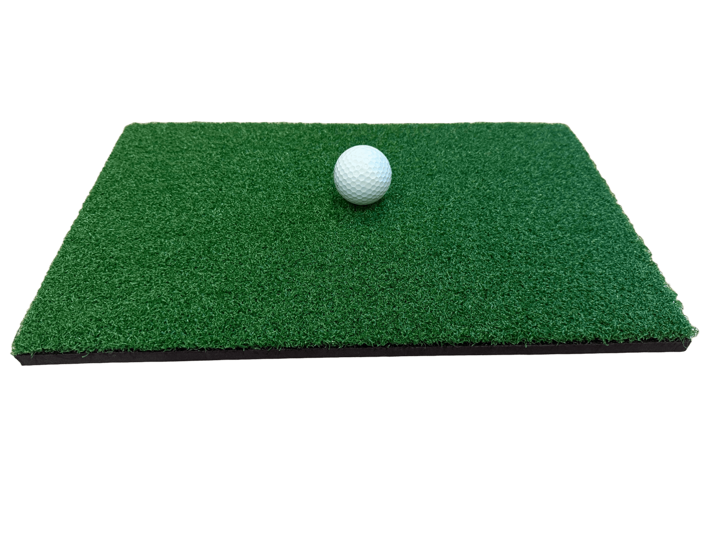 Golf Chipping Mat (16in x 10in) - Portable Practice Hitting Mat for Home with Real Turf