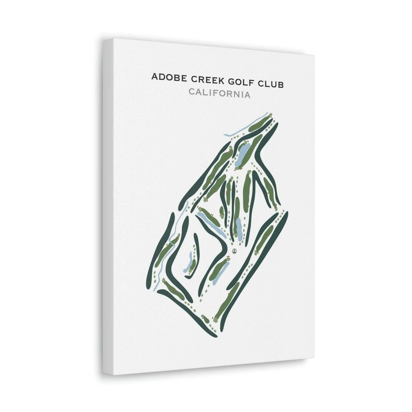 Adobe Creek Golf Club, California - Printed Golf Courses