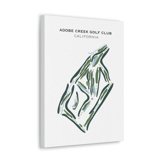 Adobe Creek Golf Club, California - Printed Golf Courses