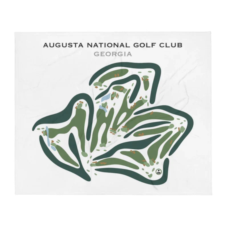 Augusta National Golf Club, Augusta Georgia - Printed Golf Course