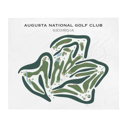 Augusta National Golf Club, Augusta Georgia - Printed Golf Course