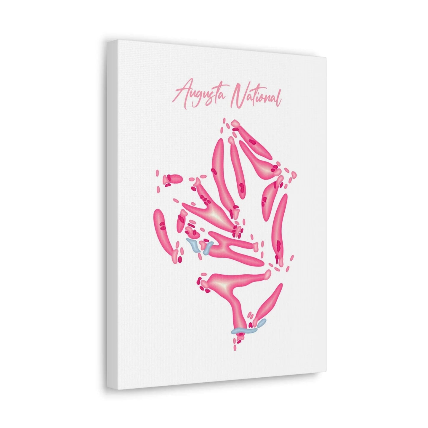 Augusta National Golf Club, Georgia | Breast Cancer Edition - Printed Golf Course