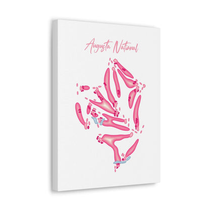 Augusta National Golf Club, Georgia | Breast Cancer Edition - Printed Golf Course
