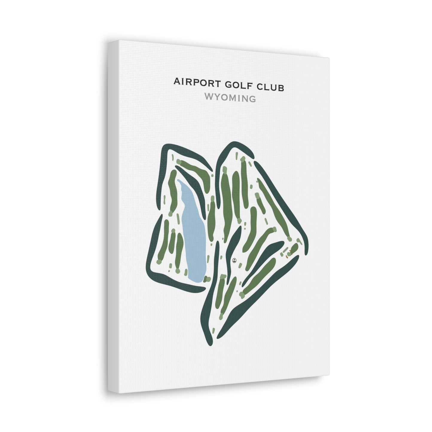 Airport Golf Club, Wyoming - Printed Golf Courses