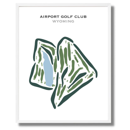 Airport Golf Club, Wyoming - Printed Golf Courses