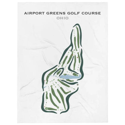 Airport Greens Golf Course, Ohio - Printed Golf Courses