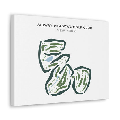 Airway Meadows Golf Club, New York - Printed Golf Courses