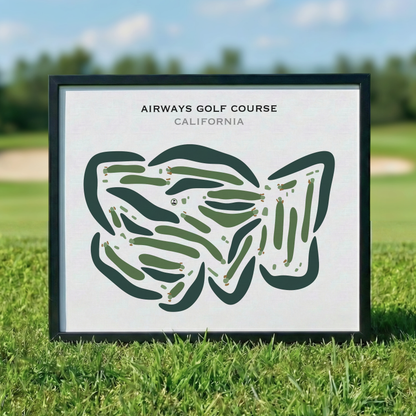 Airways Golf Course, California - Printed Golf Courses