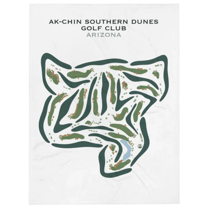 Ak-Chin Southern Dunes Golf Club, Arizona - Printed Golf Courses