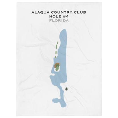 Alaqua Country Club - Hole #4, Florida - Printed Golf Courses