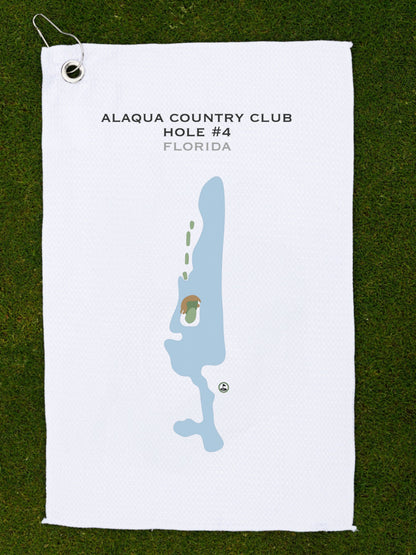 Alaqua Country Club - Hole #4, Florida - Printed Golf Courses
