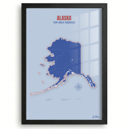 Map of Alaska Golf Courses