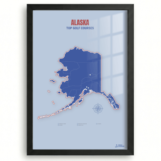 Map of Alaska Golf Courses