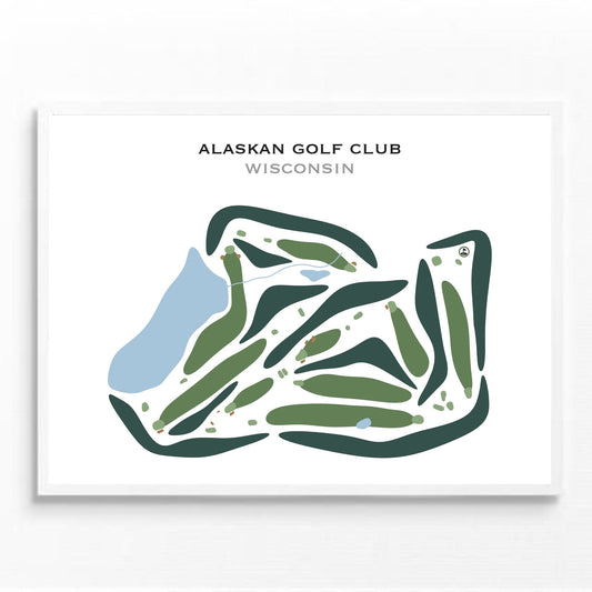 Alaskan Golf Club, Wisconsin - Printed Golf Courses