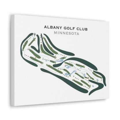 Albany Golf Club, Minnesota - Printed Golf Courses