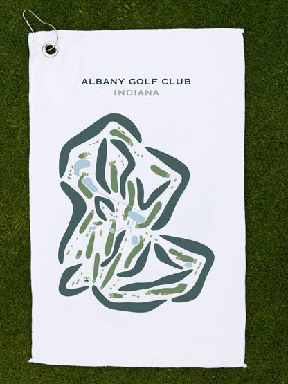 Albany Golf Club, Indiana - Printed Golf Courses