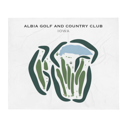 Albia Golf & Country Club, Iowa - Printed Golf Courses