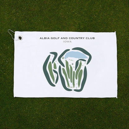 Albia Golf & Country Club, Iowa - Printed Golf Courses