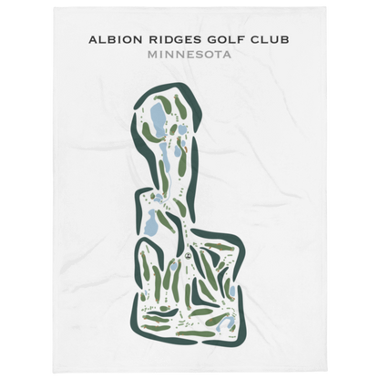 Albion Ridges Golf Club, Minnesota - Printed Golf Courses
