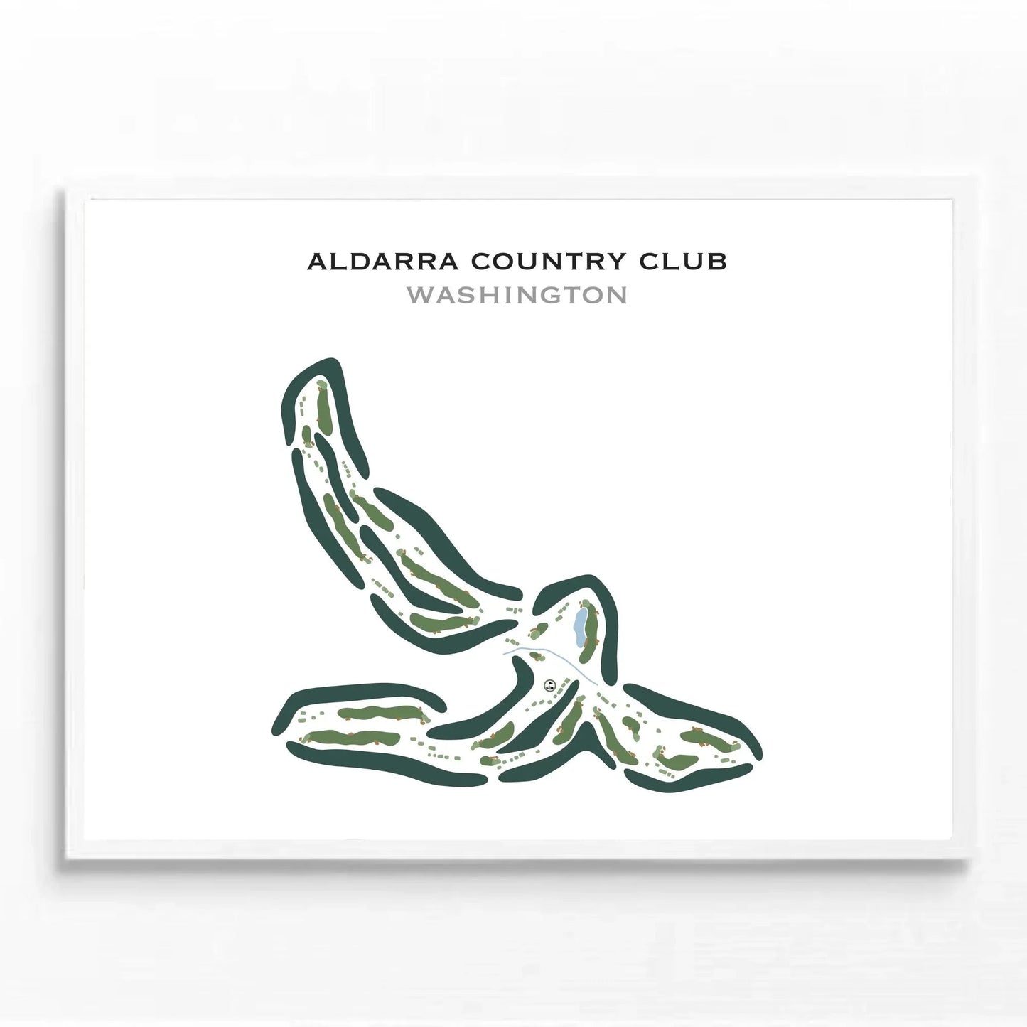 Aldarra Country Club, Washington - Printed Golf Courses