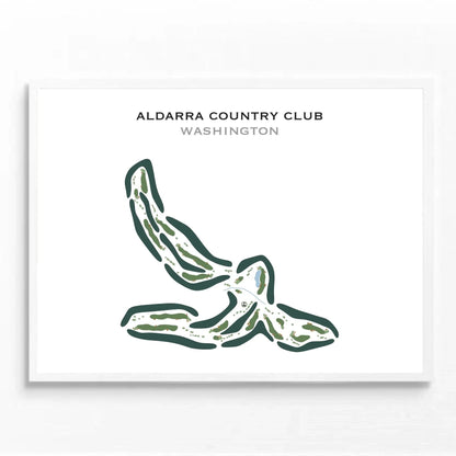 Aldarra Country Club, Washington - Printed Golf Courses
