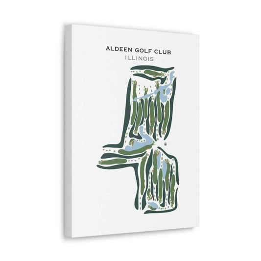 Aldeen Golf Club, Illinois - Printed Golf Courses