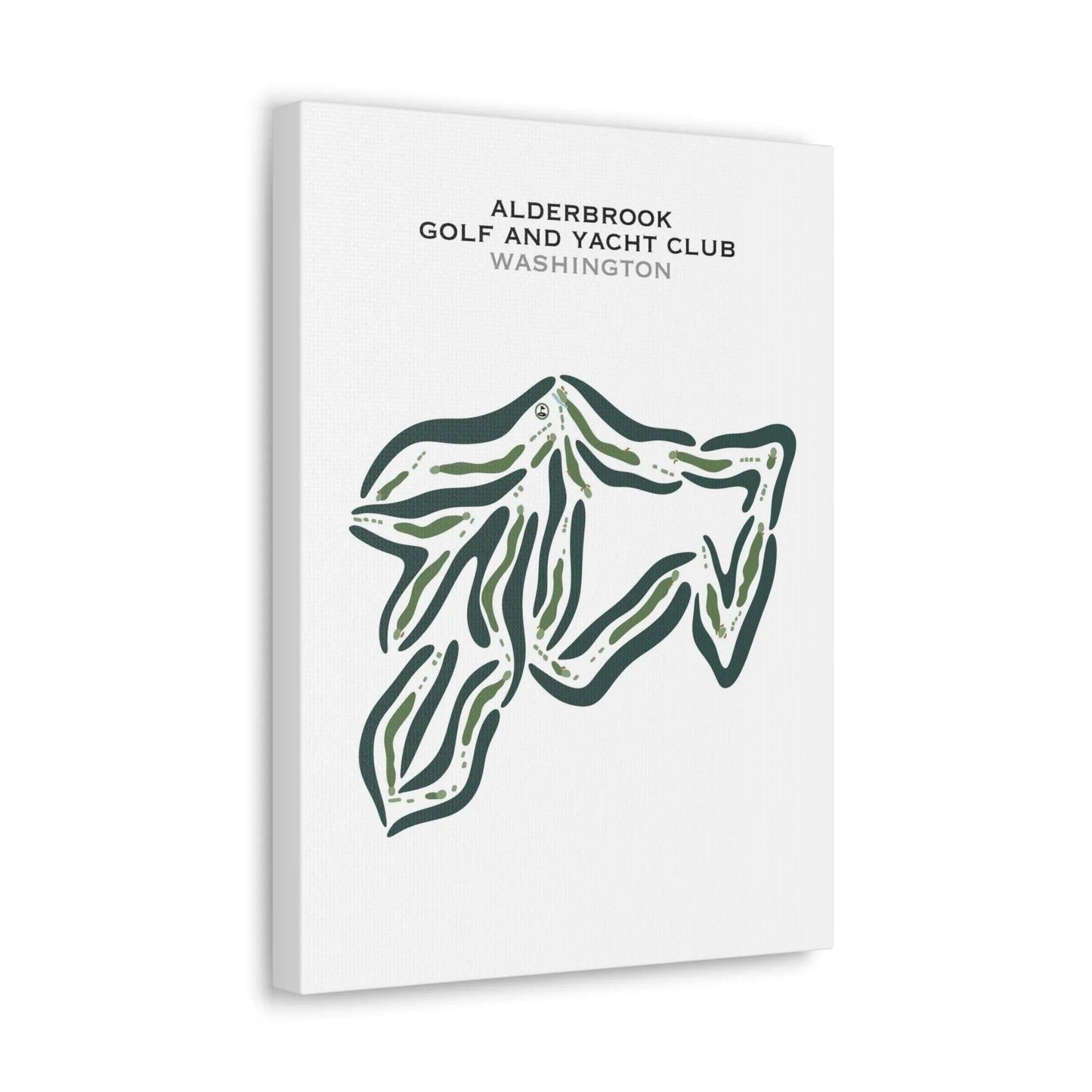 Alderbrook Golf and Yacht Club, Washington - Printed Golf Courses
