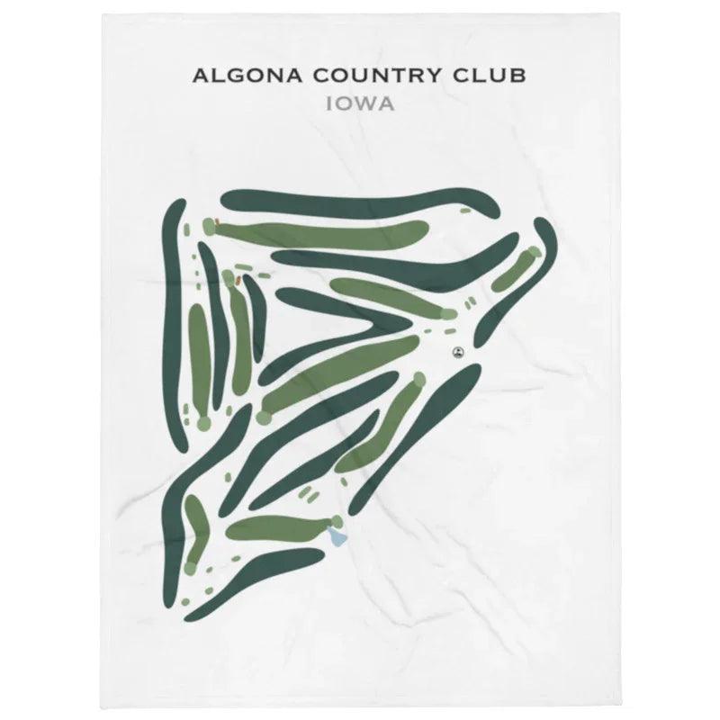 Algona Country Club, Iowa - Printed Golf Course