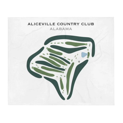 Aliceville Country Club, Alabama - Printed Golf Course