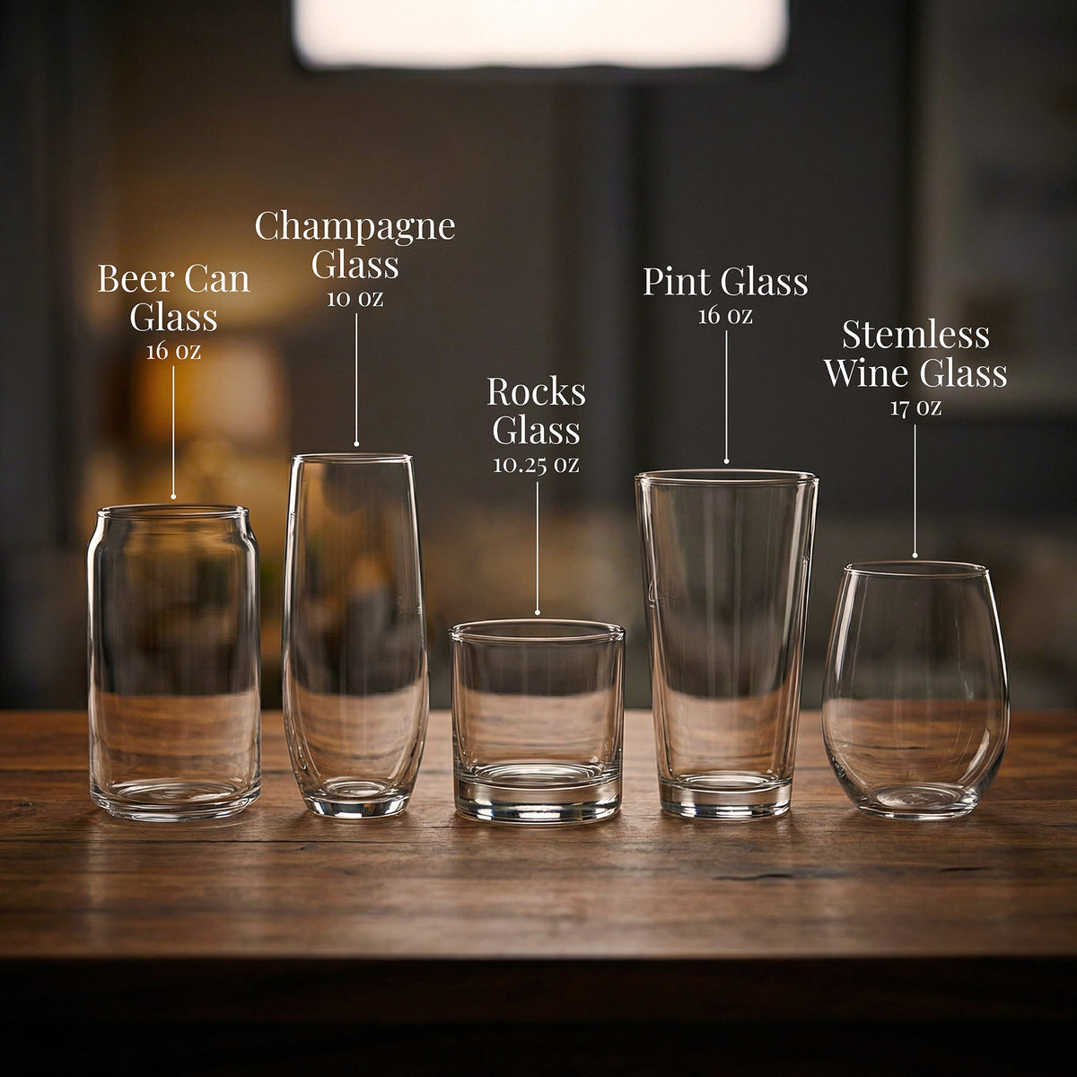 Bandon Dunes- Laser Engraved Golf Course Map Glasses