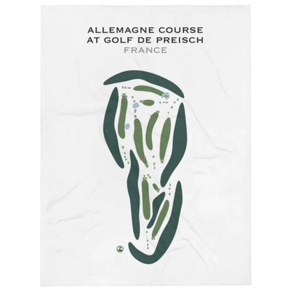 Allemagne Course at Golf de Preisch, France - Printed Golf Courses