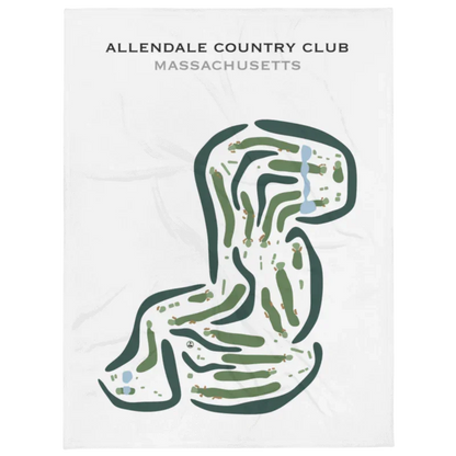 Allendale Country Club, Massachusetts - Printed Golf Courses