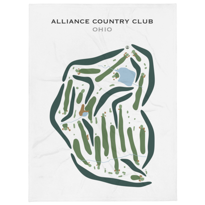 Alliance Country Club, Ohio - Printed Golf Courses