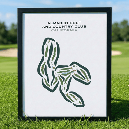 Almaden Golf & Country Club, California - Printed Golf Course