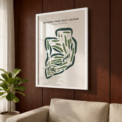 Alondra Park Golf Course, California - Printed Golf Courses